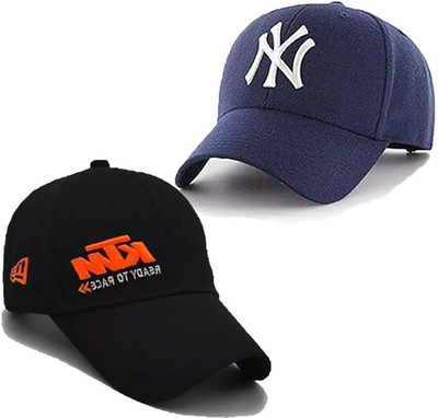cap world Self Design Sports/Regular Cap Cap(Pack of 2)