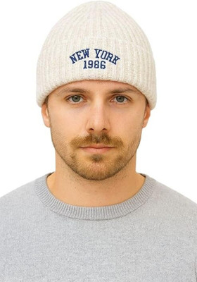 capznmore Self Design Beanie Cap
