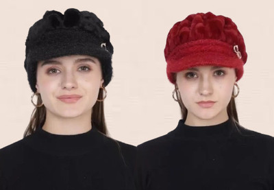 GLAMHOOD Visor Cap Cap(Pack of 2)