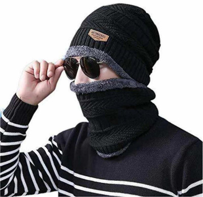 AngaarLook Embellished Beanie Cap