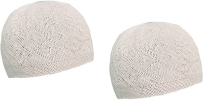 FAFetraders Self Design Prayer Cap Cap(Pack of 2)