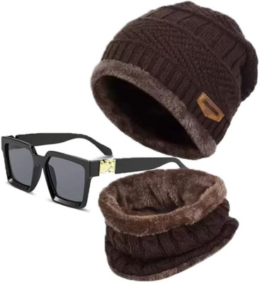 CLASSYMESSI Beanie Cap(Pack of 2)