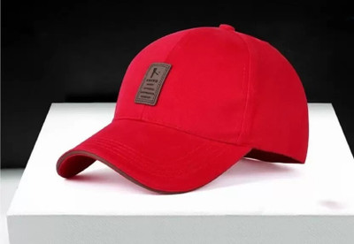 LUSHORA Solid, Self Design Sports/Regular Cap Cap