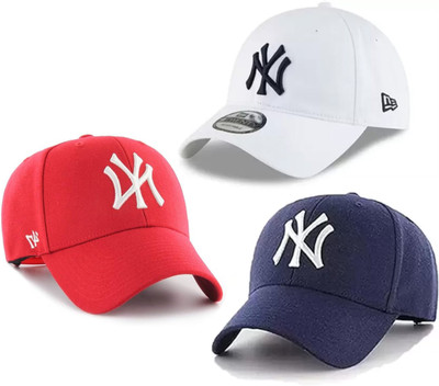 ILLARION Solid, Self Design, Embroidered Sports/Regular Cap Cap(Pack of 3)