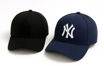 cap world Embroidered, Printed, Solid, Self Design Sports/Regular Cap Cap(Pack of 2)