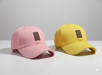 ILLARION Solid, Self Design Sports/Regular Cap Cap(Pack of 2)