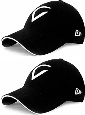 Welim Self Design Sports/Regular Cap Cap(Pack of 2)