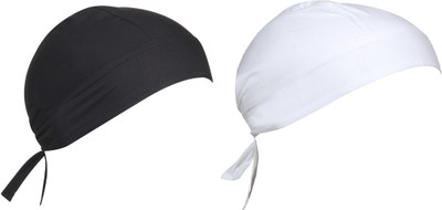 Bismaadh Solid Skull Cap Cap(Pack of 2)