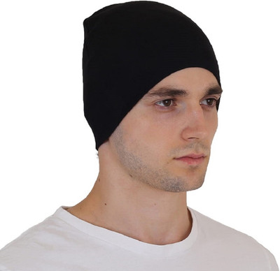 TQLOQZ Solid Skull Cap Cap