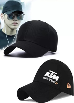 nextu Embroidered, Self Design Sports/Regular Cap Cap(Pack of 2)