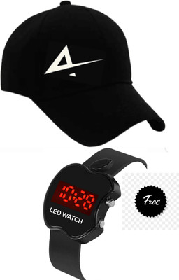 Westery Self Design Sports/Regular Cap Cap(Pack of 2)