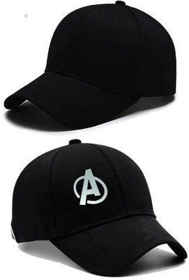 CLASSYMESSI Solid, Self Design Sports/Regular Cap Cap(Pack of 2)