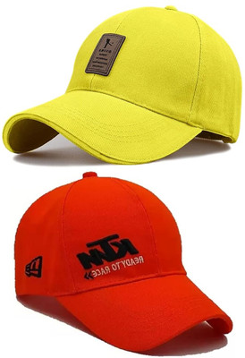 CLASSYMESSI Self Design Sports/Regular Cap Cap(Pack of 2)