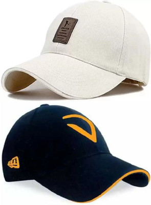 FLEXCYCAP Embroidered, Solid, Self Design Sports/Regular Cap Cap(Pack of 2)