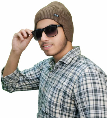 Anant International Self Design Beanie Cap