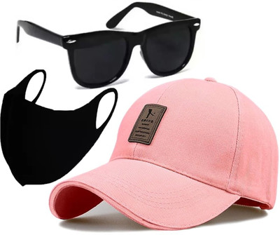 CLASSYMESSI Self Design Sports/Regular Cap Cap(Pack of 3)