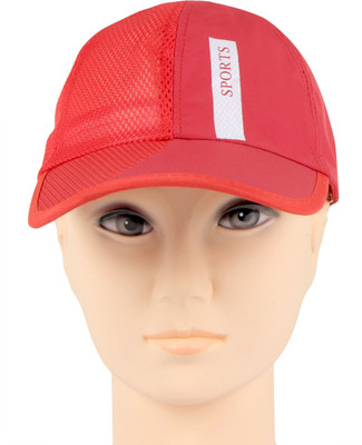 BONJOUR Polyester Self Design Sports/Regular Cap Cap