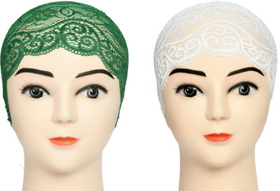 DCENT KRAFT Self Design Skull Cap Cap(Pack of 2)