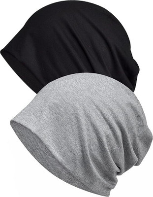 Aryan Hosiery Solid Beanie Cap(Pack of 2)
