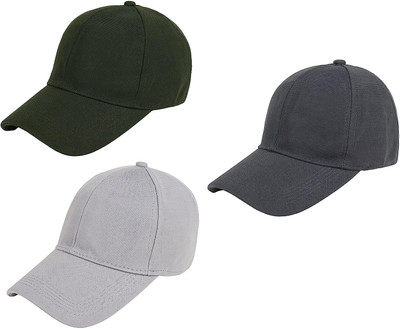 INFISPACE Solid Sports/Regular Cap Cap(Pack of 3)