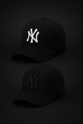 ILLARION Embroidered, Self Design, Solid Sports/Regular Cap Cap(Pack of 2)