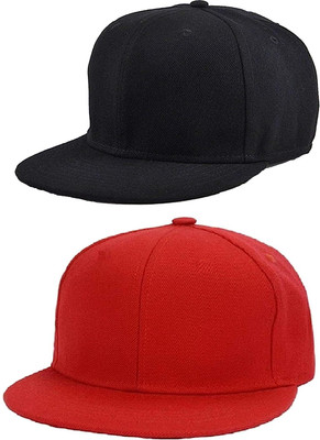 INFISPACE Solid Snapback Cap Cap(Pack of 2)