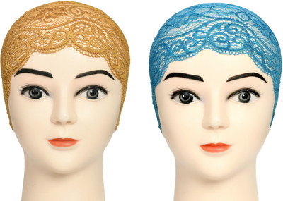 DCENT KRAFT Self Design Skull Cap Cap(Pack of 2)
