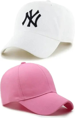 cap world Embroidered, Printed, Self Design, Solid Sports/Regular Cap Cap(Pack of 2)