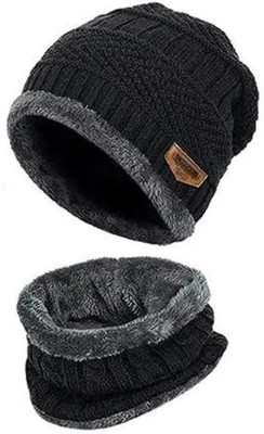 SMART SEWINGERS Woven Beanie Cap(Pack of 2)