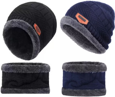 BetterToBest Woven Beanie Cap(Pack of 4)