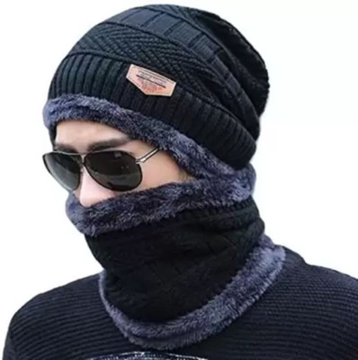 Barkati Self Design Skull Cap Cap
