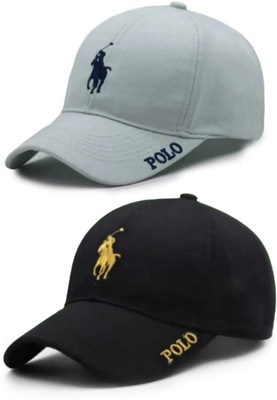 Polo store Embroidered Snapback Cap Cap(Pack of 2)