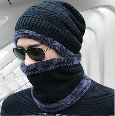 seetoo Solid Beanie Cap(Pack of 2)
