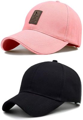 ILLARION Printed, Self Design, Solid Sports/Regular Cap Cap(Pack of 2)