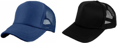 FashMade Solid Sports/Regular Cap Cap(Pack of 2)