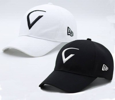b for u Self Design, Embroidered Sports/Regular Cap Cap(Pack of 2)