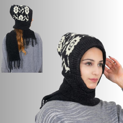 EKRAES MALOSAHA Printed Beanie Cap