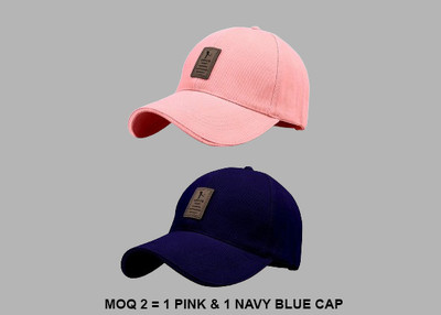 Evanden Self Design Sports/Regular Cap Cap(Pack of 2)