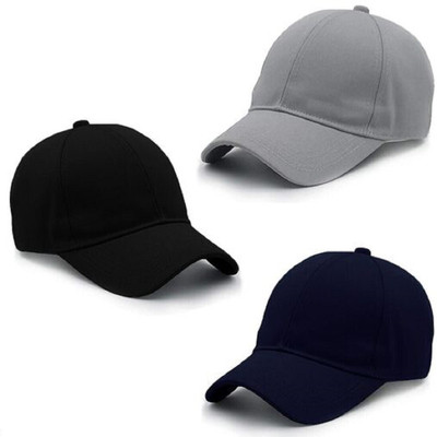 EDENSCOPE Solid Sports/Regular Cap Cap(Pack of 3)