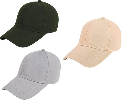 INFISPACE Solid Sports/Regular Cap Cap(Pack of 3)