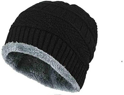 EMPOISON Solid Beanie Cap