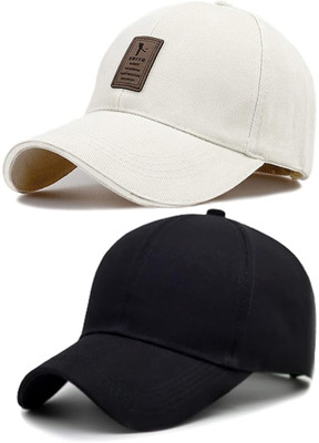ILLARION Solid, Self Design Sports/Regular Cap Cap(Pack of 2)