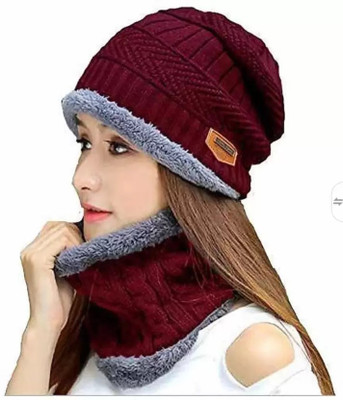 Flipstar Solid Beanie Cap(Pack of 2)
