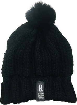 CLASSYMAESSI Self Design Beanie Cap