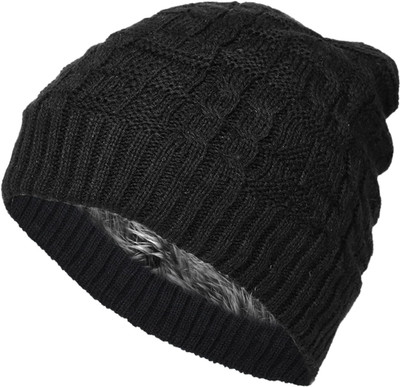 Lowercase Woven Beanie Cap