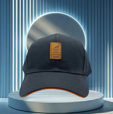 ALAMOS Printed, Self Design, Solid Sports/Regular Cap Cap