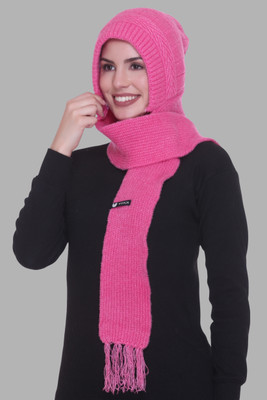 WOOLJA Solid Beanie Cap