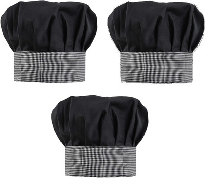 Atabz Solid Skull Cap Cap(Pack of 3)