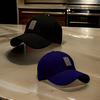FD FLORIDA Solid, Self Design Sports/Regular Cap Cap(Pack of 2)