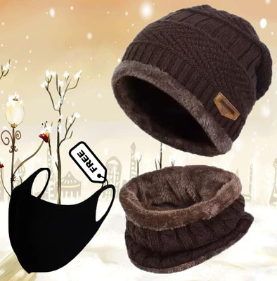 CLASSYMESSI Beanie Cap(Pack of 2)